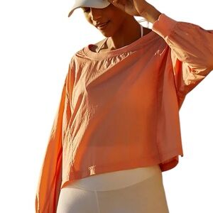 Daily Practice Anthropologie Long Sleeve Nylon Pullover Top